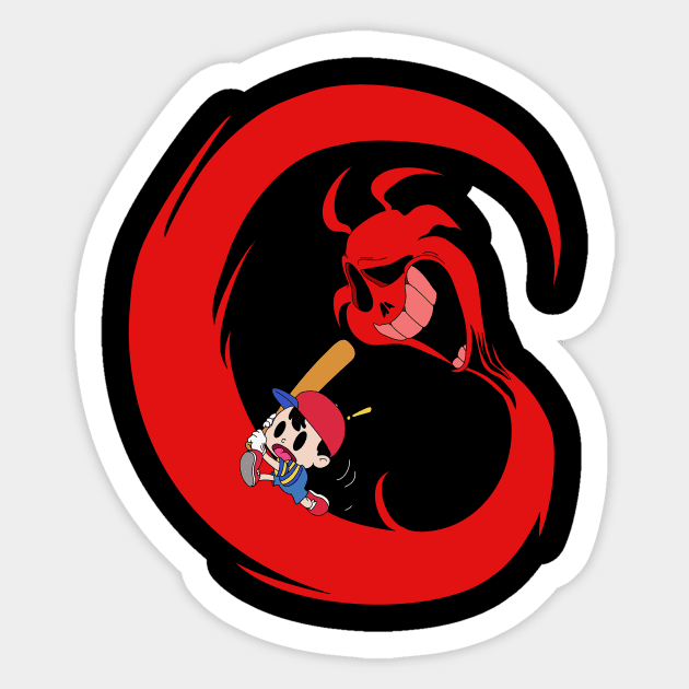 Giygas Sticker by Siberek